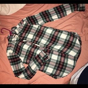 Small American Eagle Christmas colored flannel